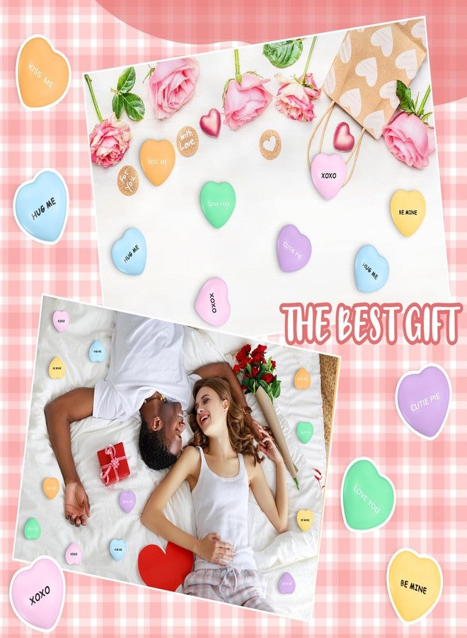 Sratte 30 Pcs Heart Stress Balls Bulk Valentines Day Stress Balls Heart Shaped Mini Colorful Foam Toys for Valentine Party Favors Gifts Carnival Reward Gift Fillers - Image 5